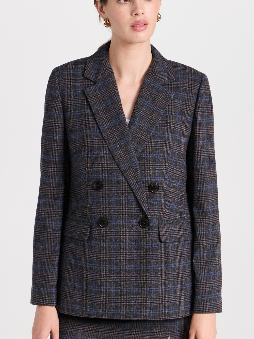 Madewell Rossdale Blazer, Plaid Size 6